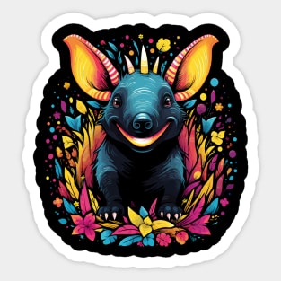 Aardvark Happiness Sticker